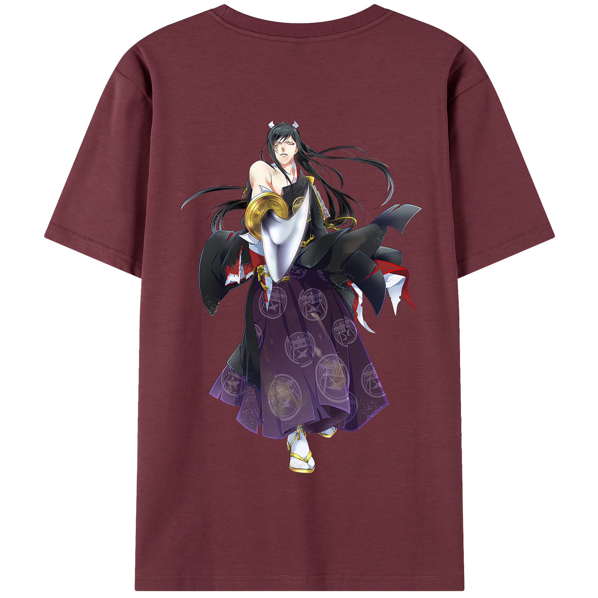（画像用） 刀剣乱舞 Touken Ranbu 綿100％半袖Tシャツ（背面プリント）